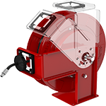 Industrial Reels. Durable automatic retractable hose and cable reels designed for fluids such as air, water, oil, grease, and electrical cable.