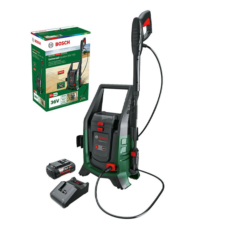 Bosch UniversalAquatak 36V-100 Akülü Yüksek Basınçlı Yıkama Makinesi 100 Bar - Görsel 2