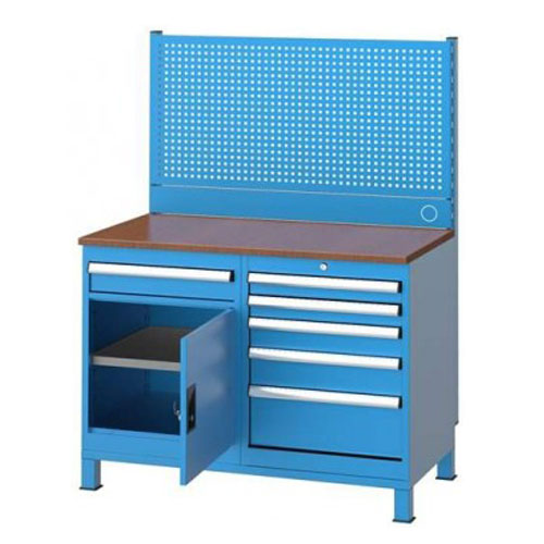 Çalışma Masası 5 Çekmeceli 2 Dolaplı Askı Panolu 3921