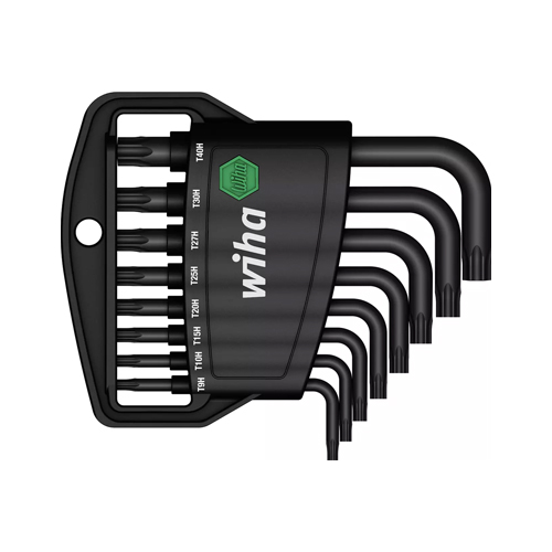 L-Key Set in Classic Holder TORX® Tamper Resistant (With Hole) Black Oxide Finish 8-Pcs - 36462