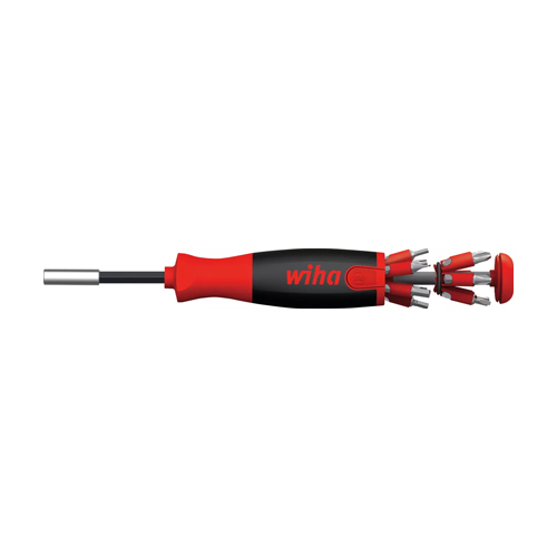 LiftUp 25 Screwdriver with Bit Magazine Magnetic 1/4" 12 Bits - 38600