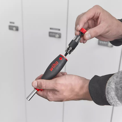 PocketMax® Screwdriver with Bit Magazine Magnetic Assorted 8 Bits 1/4" - 45292 - Image 5