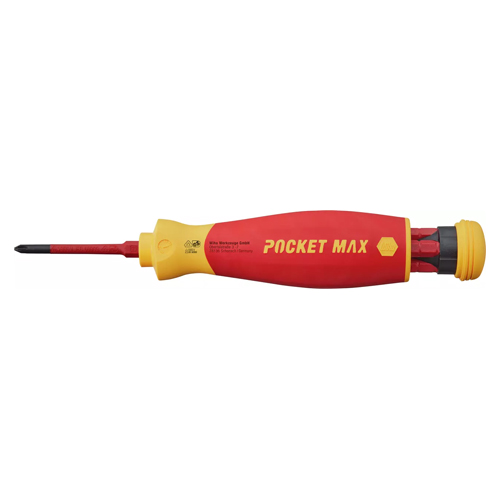 PocketMax® Insulated Screwdriver Set with Bit Magazine Assorted 4 slimBits – 45296