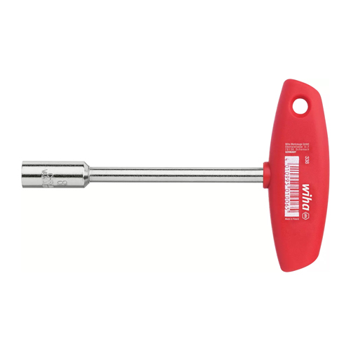 T-Handle Square Nut Driver 10 mm x 125 mm - 01007