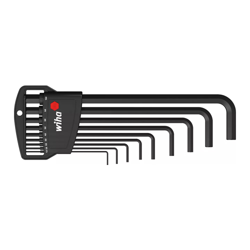 L-Key Set in Classic Holder Hex Black Oxide Finish 9-Pcs - 06386