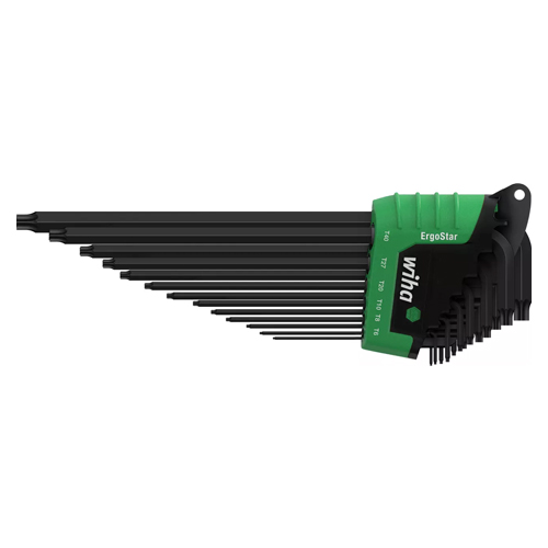 L-Key Set in ErgoStar Holder TORX® MagicSpring® Black Oxide Finish 14-Pcs - 36503