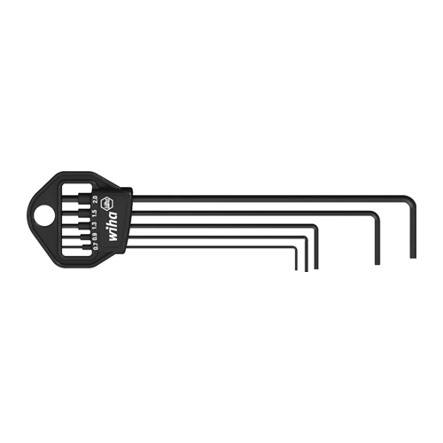 L-Key Set in Classic Holder Hex Black Oxide Finish 5-Pcs - 06382